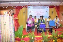 Director delivering inaugural address during graduation ceremony