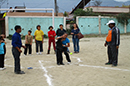 Persons with disabilities participating in one of the event(Softball Throwing)