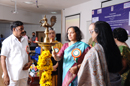 Smt. Dolly Chakraborty, Jt. Secretary (DEPwD), lighting the lamp during Inauguration