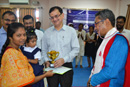 Distributing certificate & Trophy to the winners of the Food Competition(National Nutrition Month)