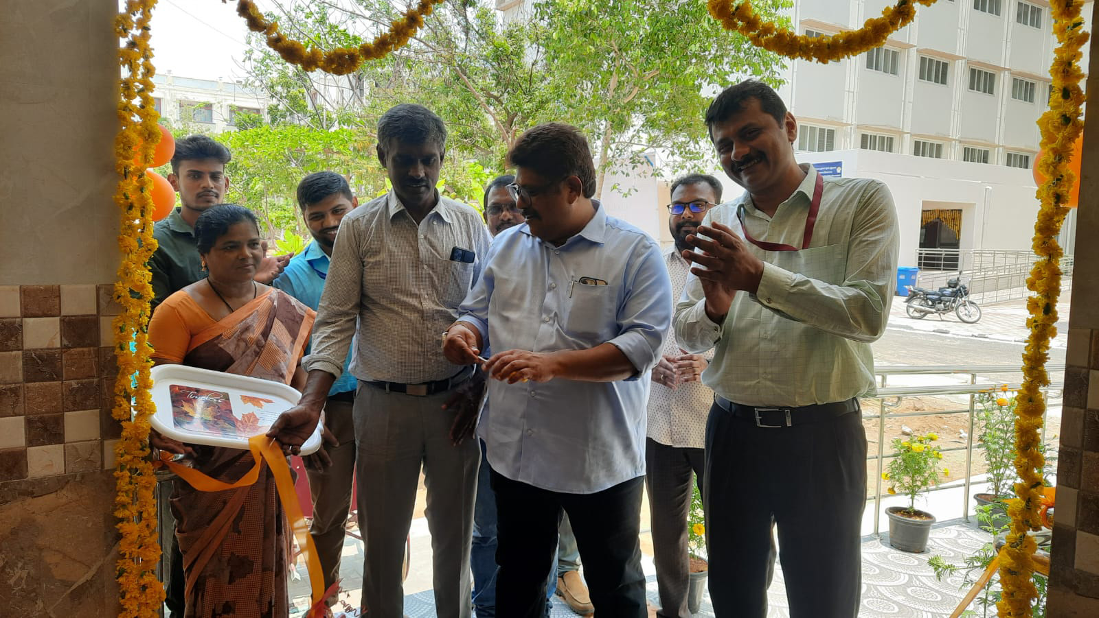 Inauguration of Accessible Toilet by the Chief Guest Shri.S.S.Balaji, MLA, Tiruporur Constituency