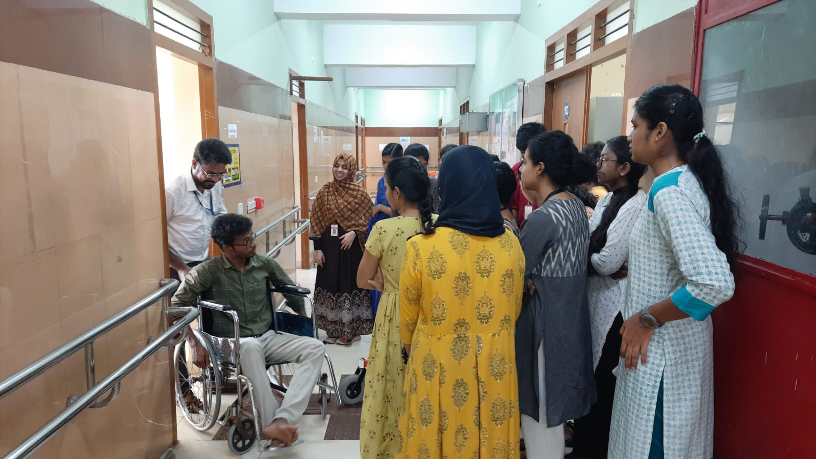 Awareness about the Accessible Building of NIEPMD to HRD students