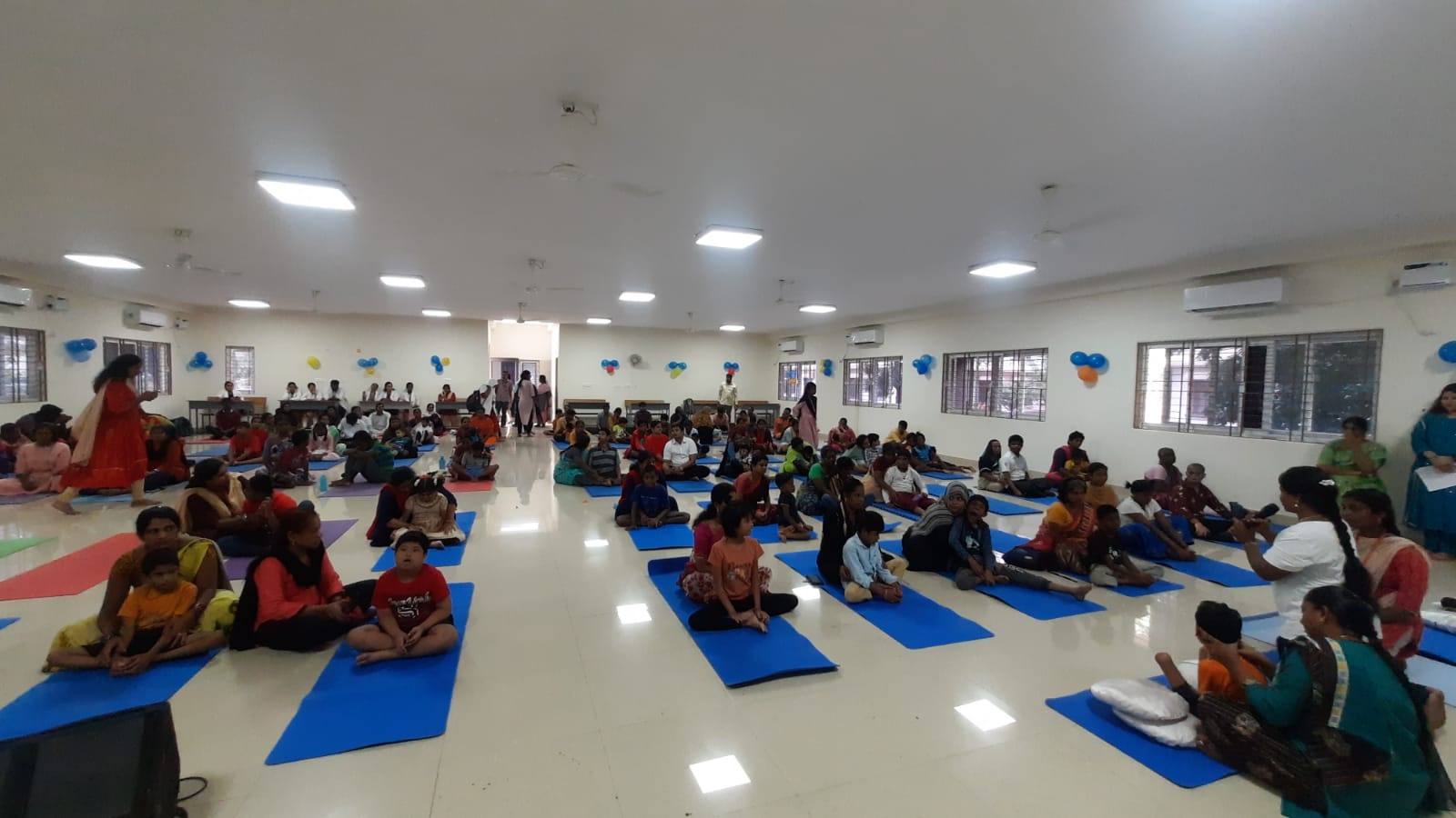 Persons with Disabilities Performing various Yoga postures