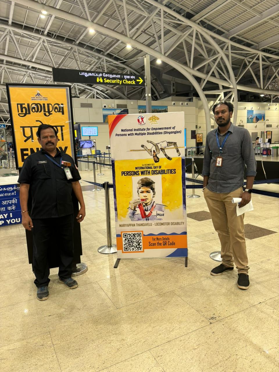 Awareness Hoardings placed at Chennai Airport